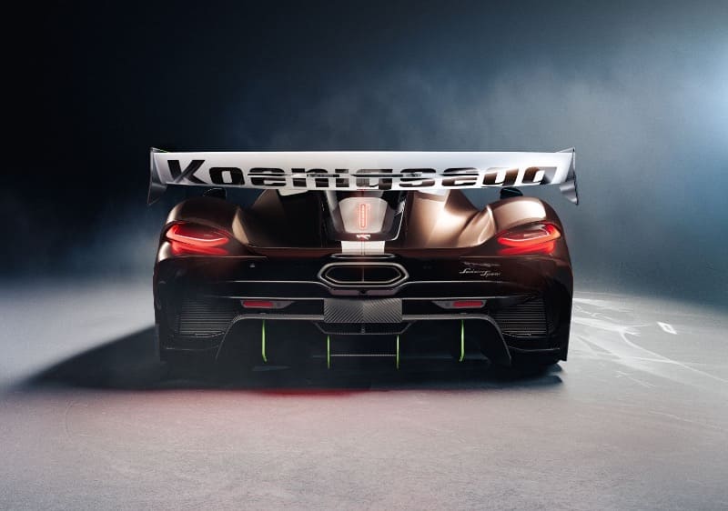 Koenigsegg sadair spear achterkant 
