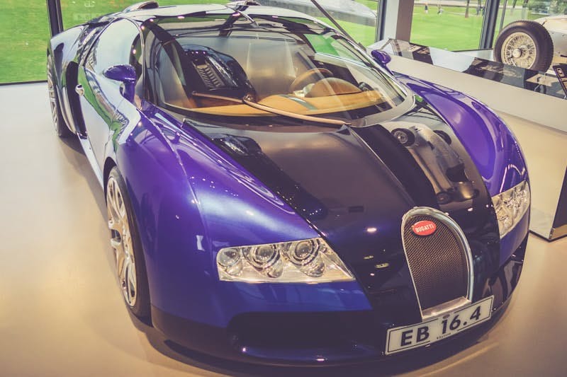 Bugatti Veyron in museum 