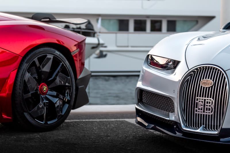 Bugatti Chiron Voorkant