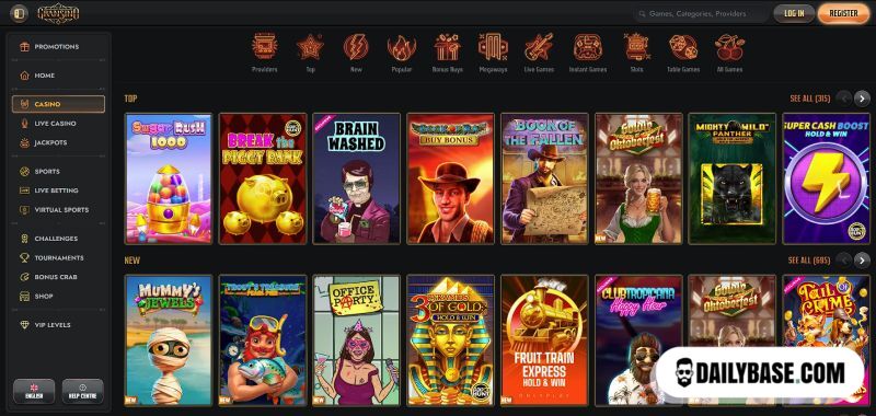 spellen in casino zonder account