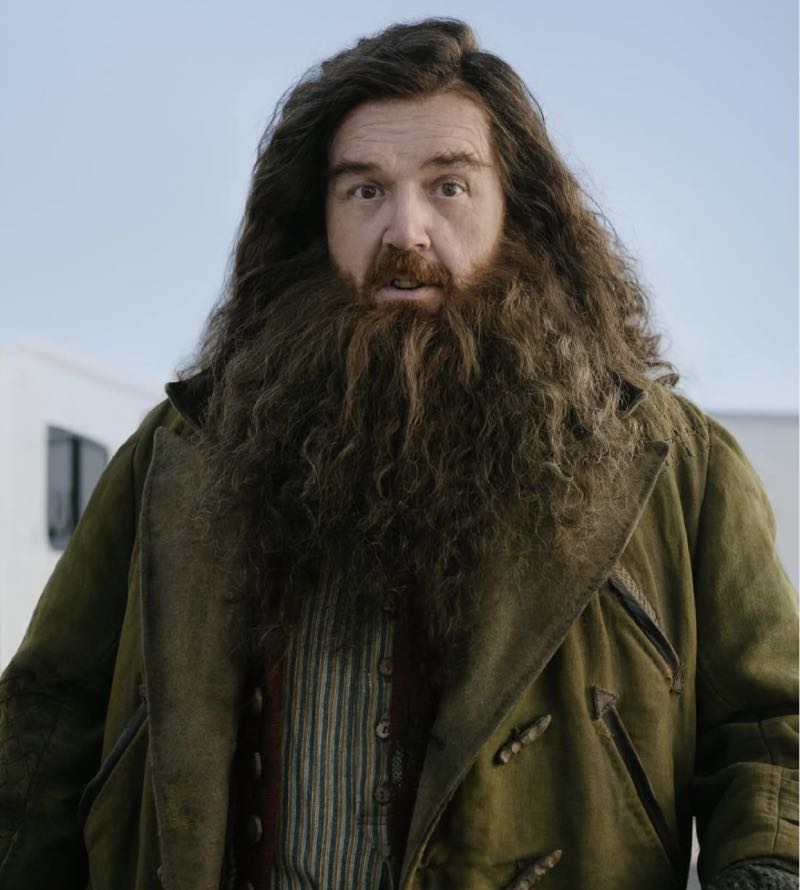 Hagrid in nieuwe Harry Potter