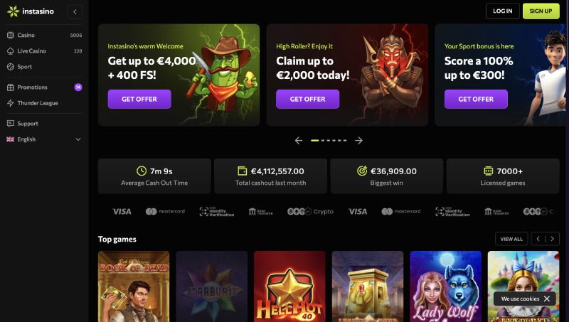 Online casino Instasino