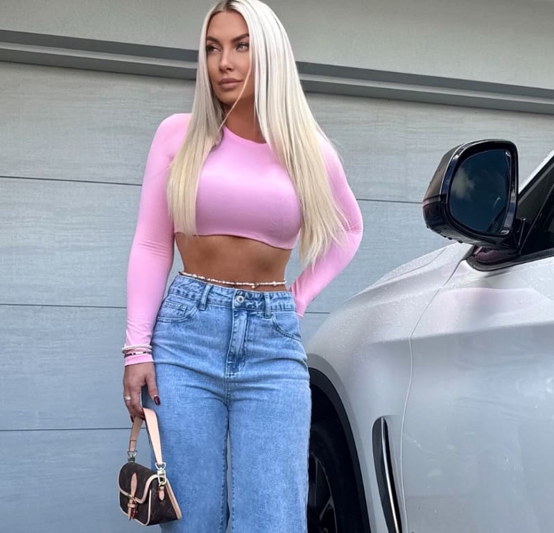 Cheyenne in roze topj e