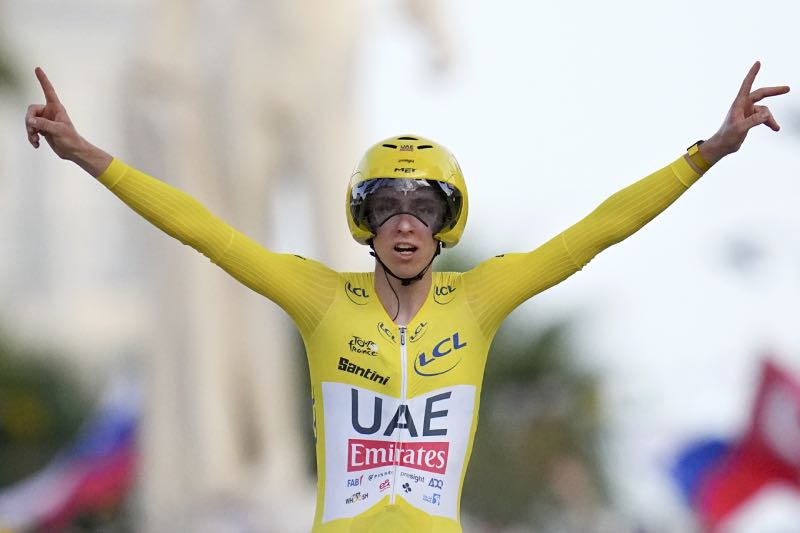 Tadej Pogacar winnaar