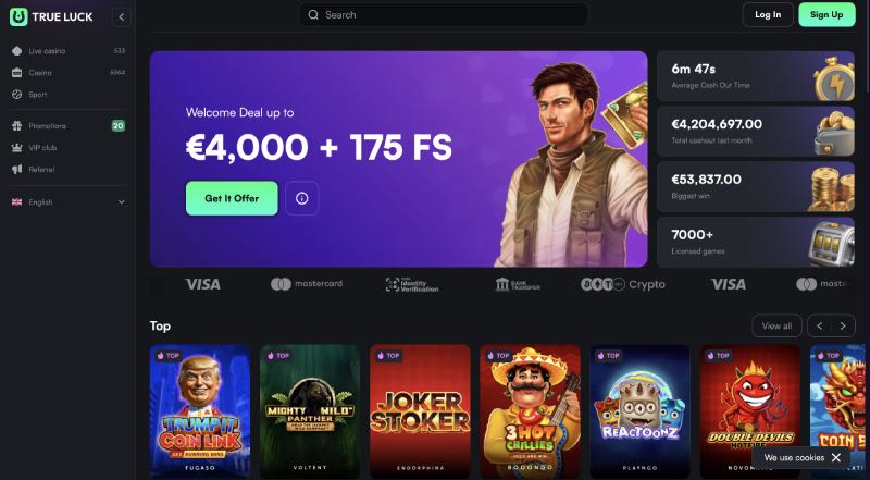 True Luck gokplatform