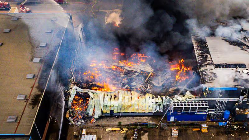 Brand in Veenendaal