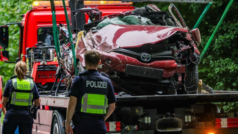 Auto ongeluk Duitsland