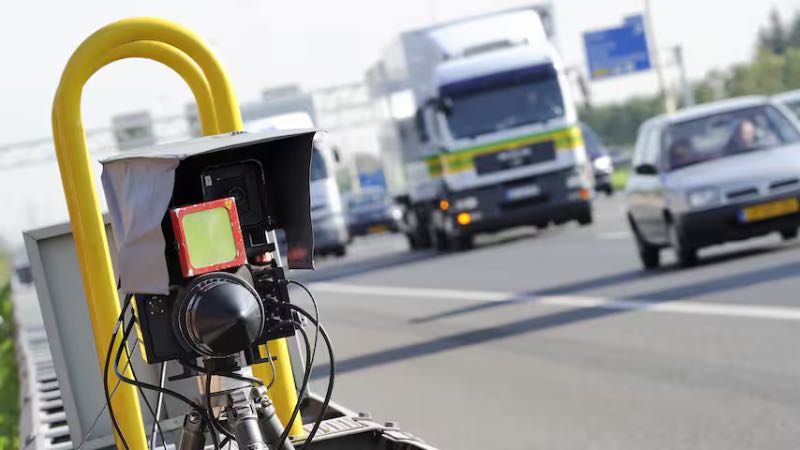 Flitscamera voor snelheidsmarathon Nederland