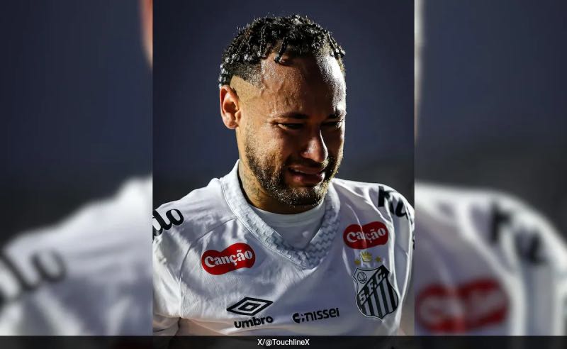 Neymar weent na verlies 