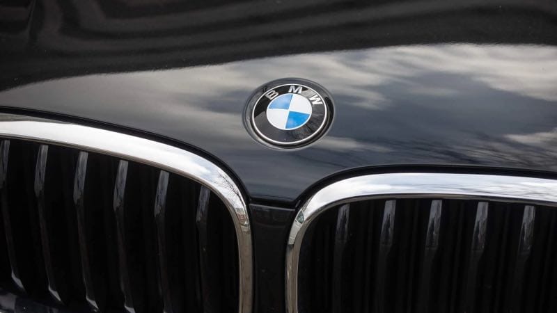 BMW met problemen 