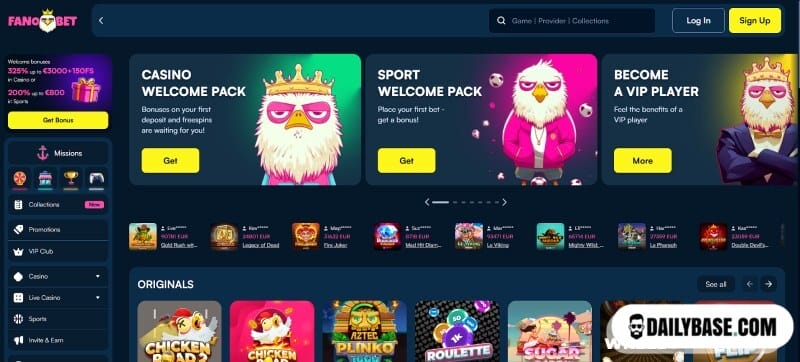 FanoBet Screenshot