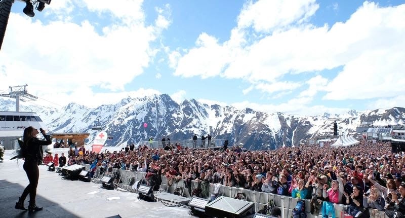 Ischgl feest in skigebieden