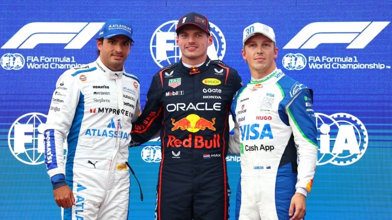 Max Verstappen Baku Pole