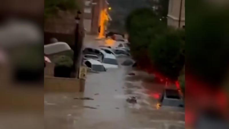 Valencia onder water