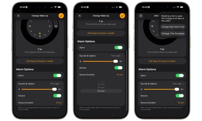 iOS 26 snoozen 