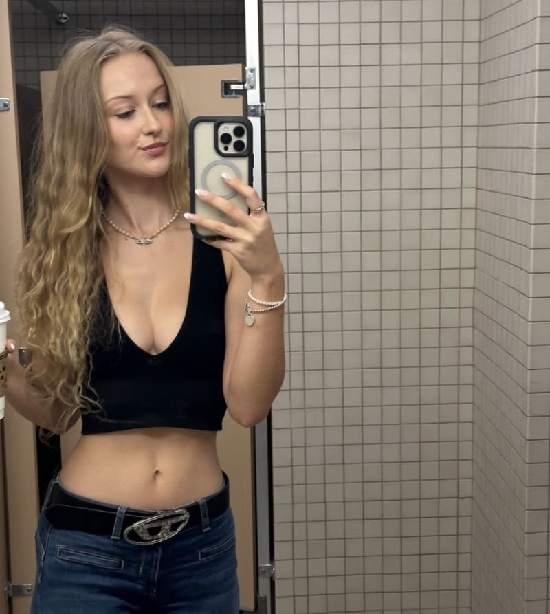 Lena in sexy outfit