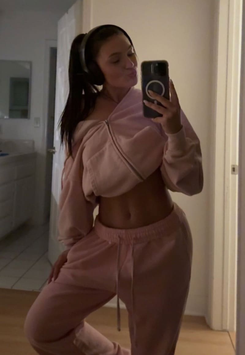 Krissy in sexy loungewear