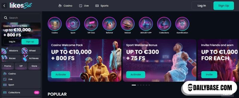 LikesBet Screenshot