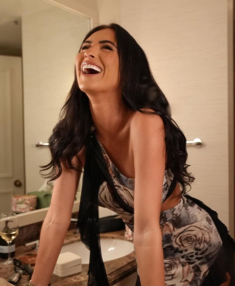 Marie smiling for picture