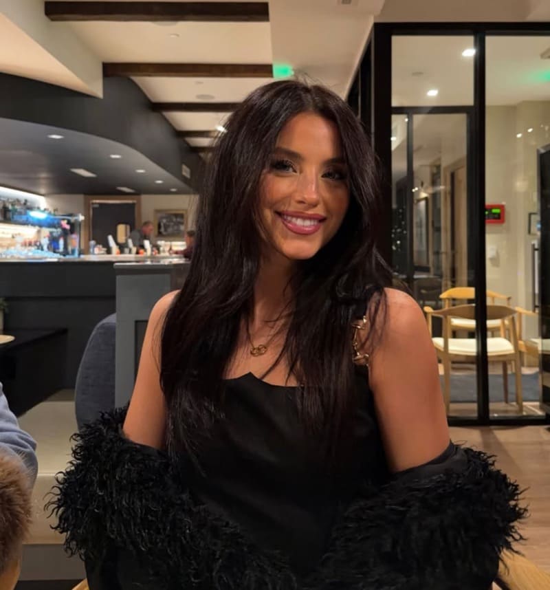 Sexy dame op restaurant