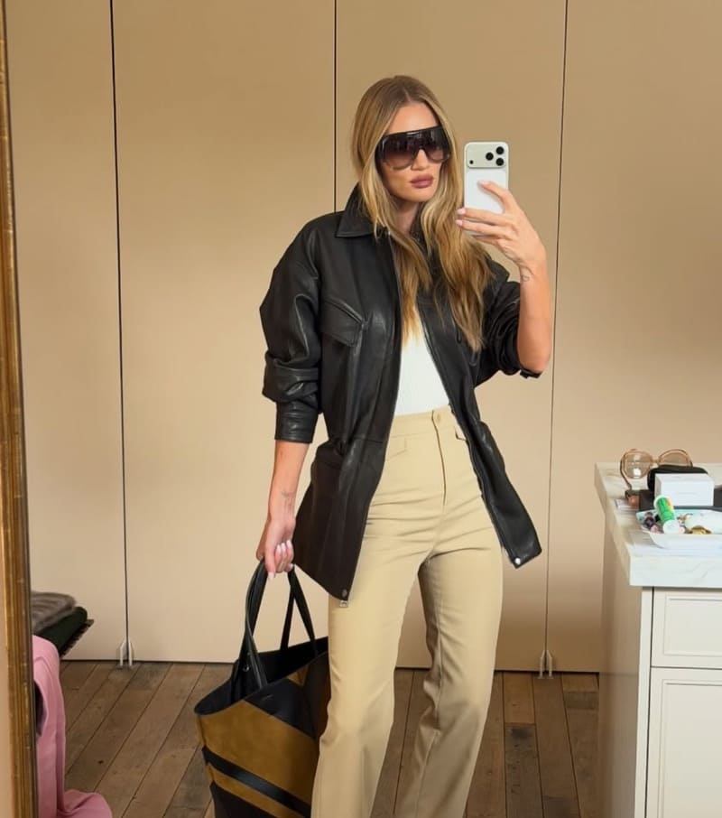 Rosie in coole outfit