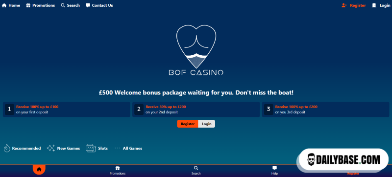 BofCasino Screenshot