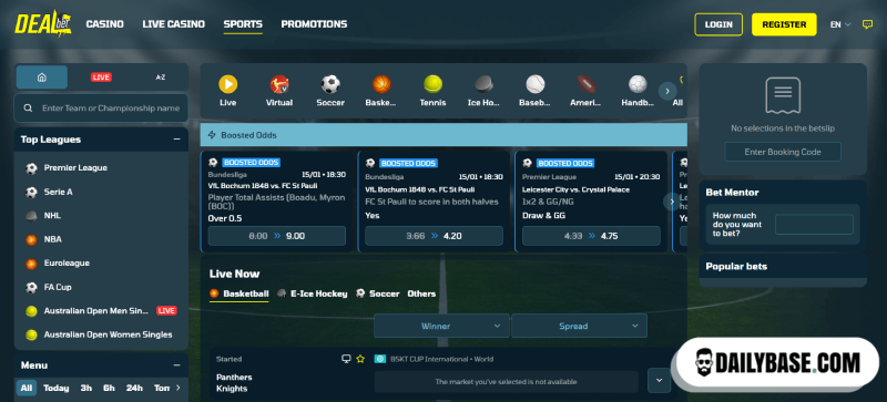 Dealbet Screenshot