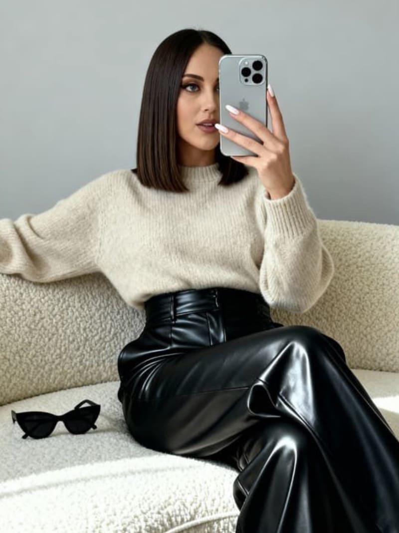 Nickey in sexy lange broekn