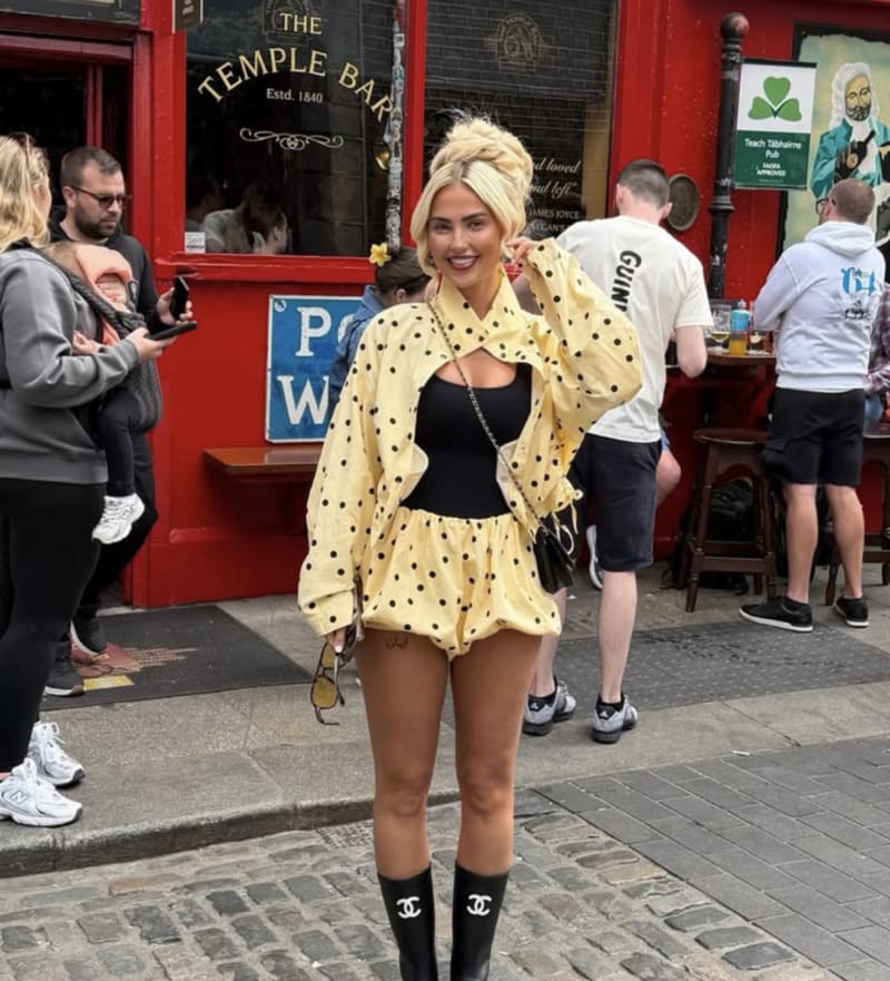 Sexy blond model