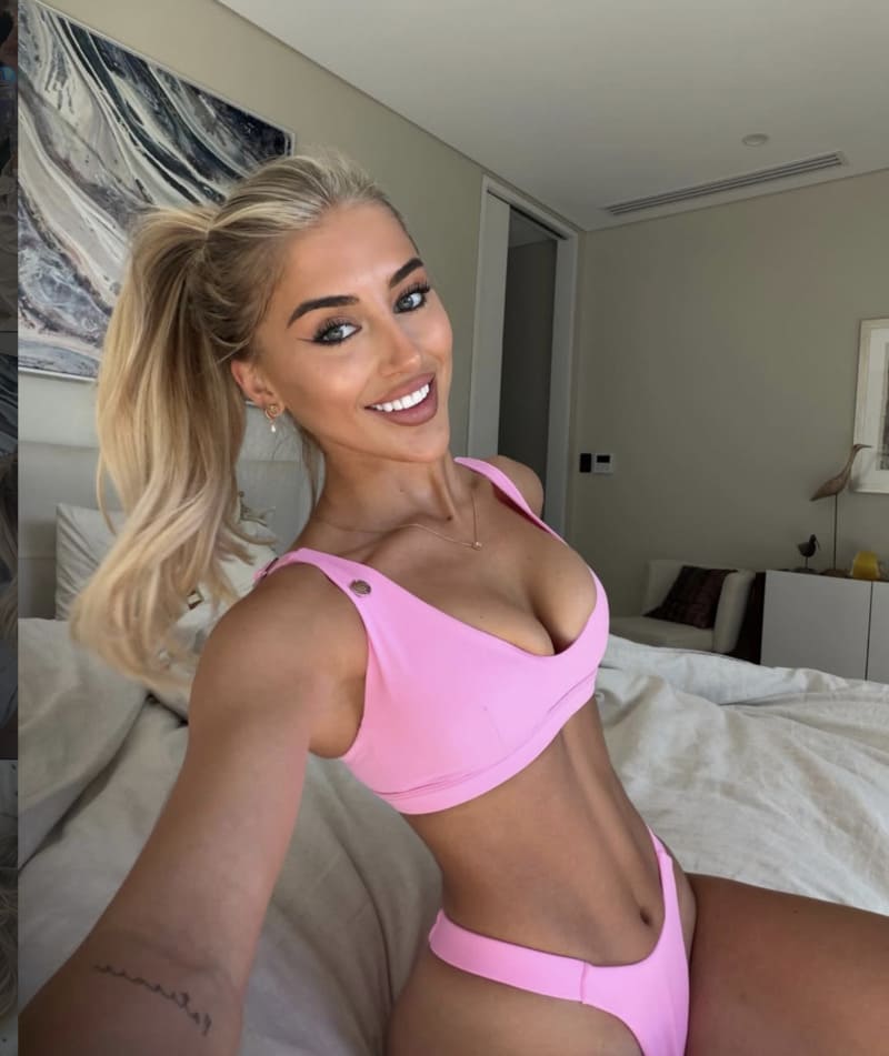 Lekker ding in roze outfit
