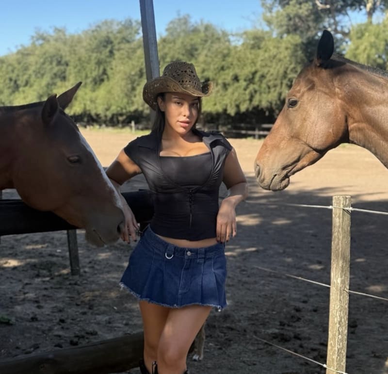 Lekker ding in cowgirl outfit