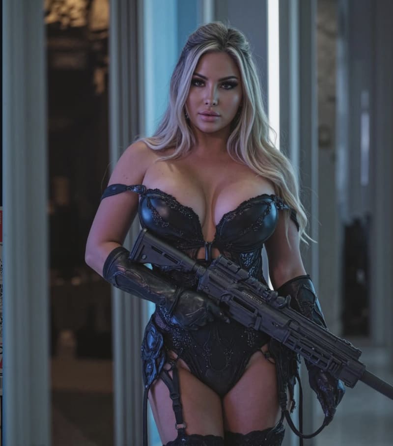 Cassie in sexy cosplay