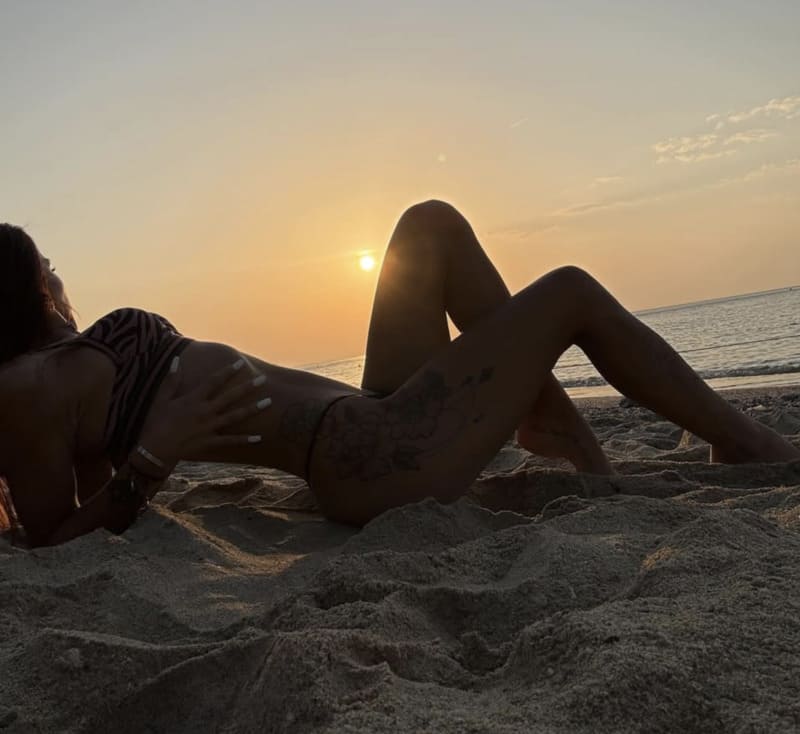 Denise in mini bikini
