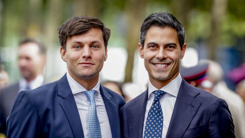 Nicolás Keenen en Rob Jetten