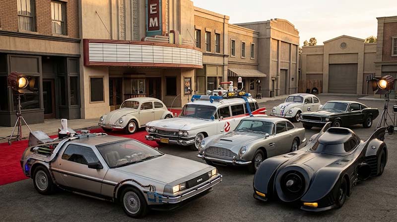Top 10 iconische filmauto’s, van de DeLorean uit Back to the Future en de Aston Martin van James Bond tot Eleanor uit Gone in 60 Seconds