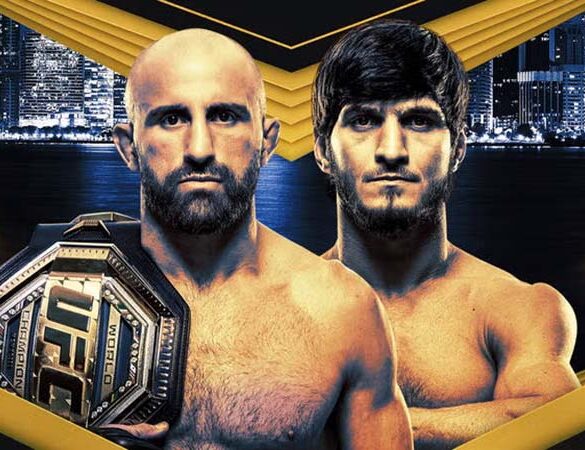 UFC 333 in Abu Dhabi met Alexander Volkanovski tegen Movsar Evloev, de starttijd van de main card en waar je het in Nederland kijkt